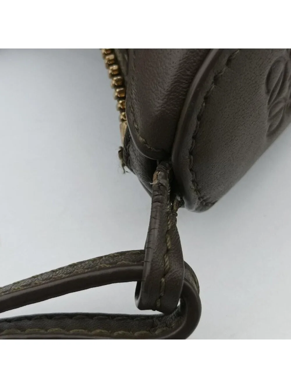 Loewe Hammock Hobo Cles Green Leather
